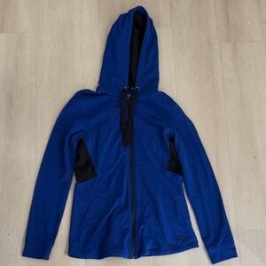 Marc New York Black and Blue Performance Hoodie Size M